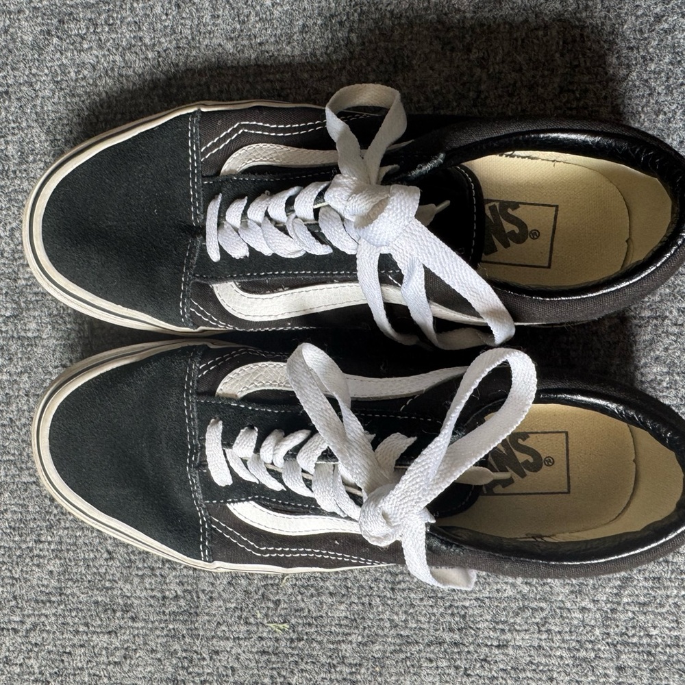 Vans Black and White Sneakers